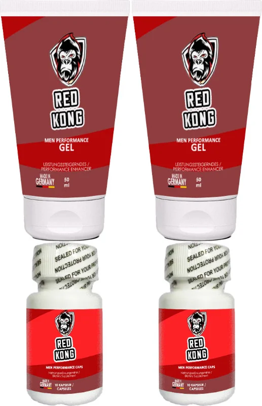 Red Kong Jel ve Kapsül Seti - Erkek Sağlığı İçin Güçlü Destek