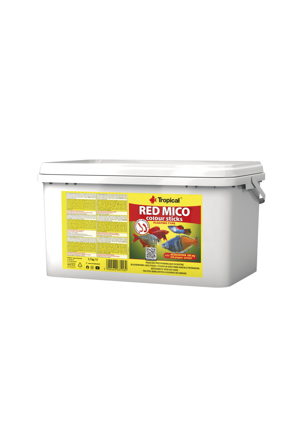 Red Mico Colour Sticks 50 Gram Balık Yemi