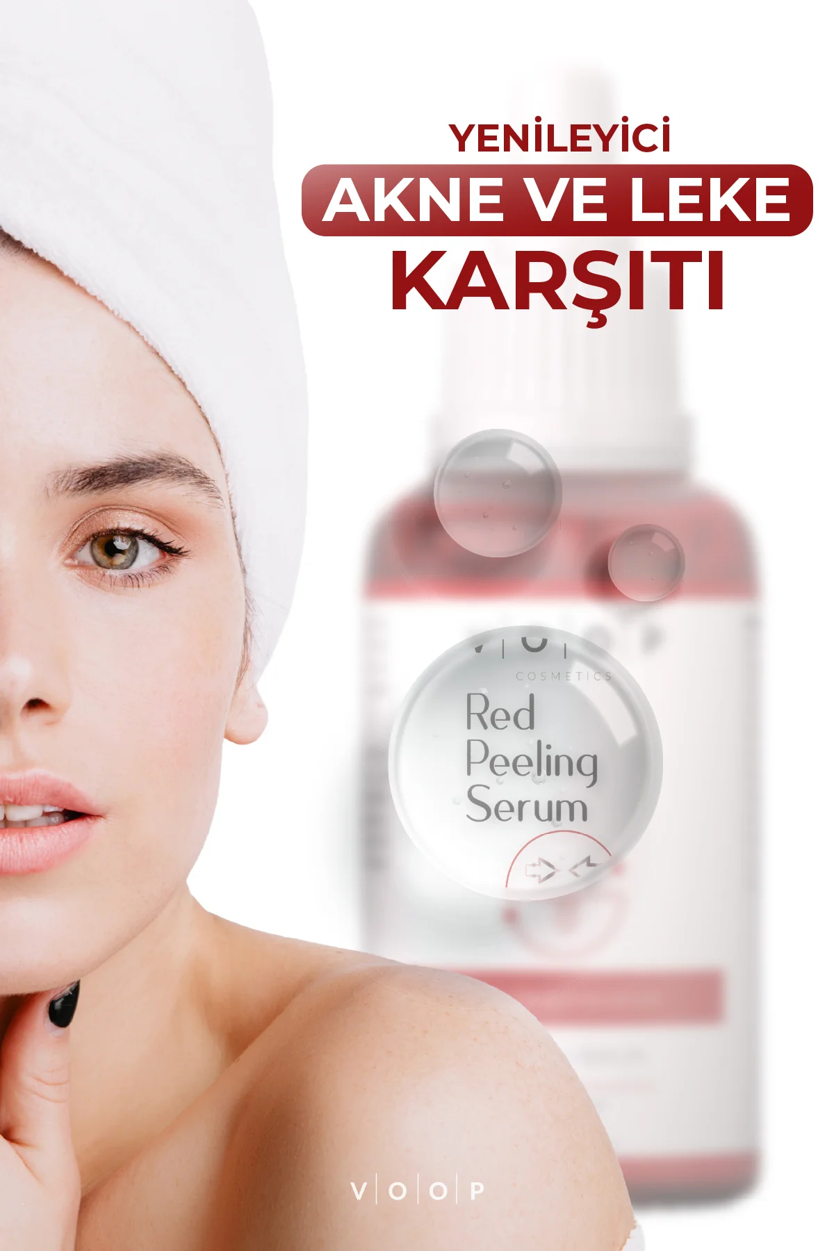 Red Peeling Serum 30 ml | Cilt Tonu Eşitleyici Ve Yenileyici | %10 Aha, %2 Bha