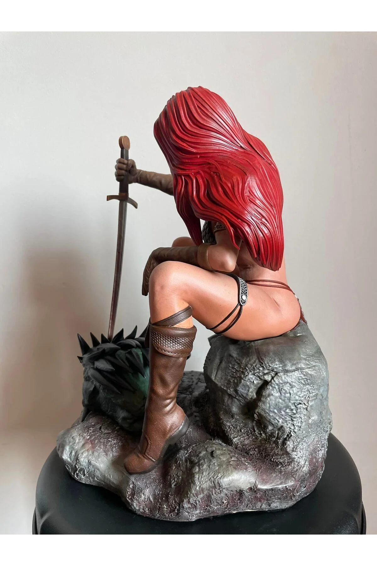 Red Sonja Figür Kızıl Sonya Figür Dekoratif Obje Büyük Boy 25cm