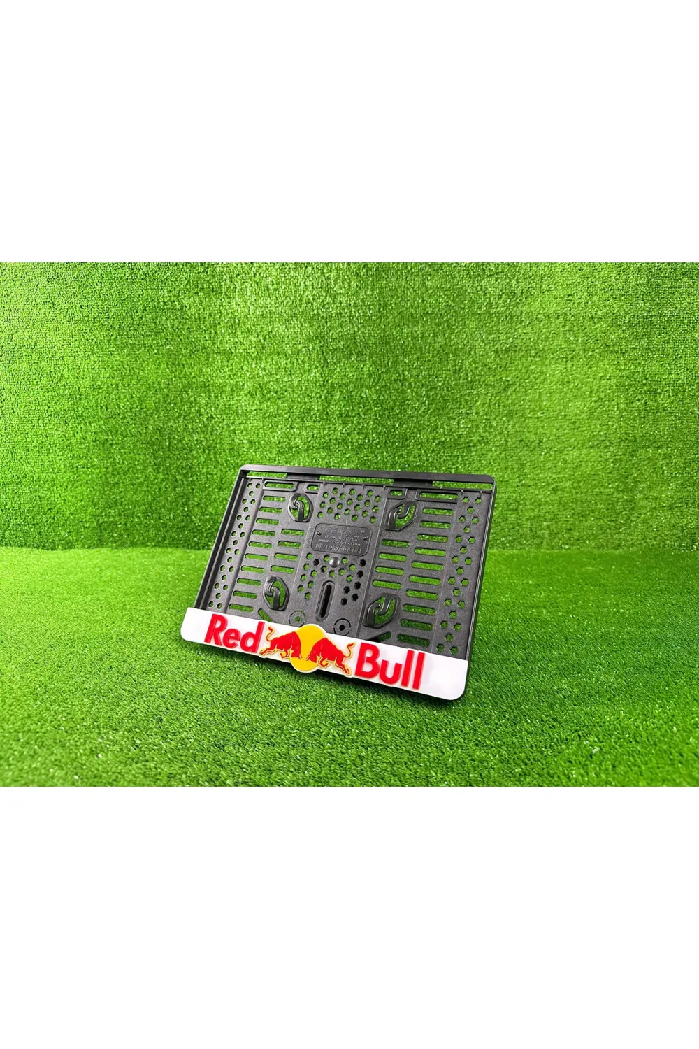 Redbull Beyaz 3d Kabrtmalı Pleksi Motor Plakalığı - 2