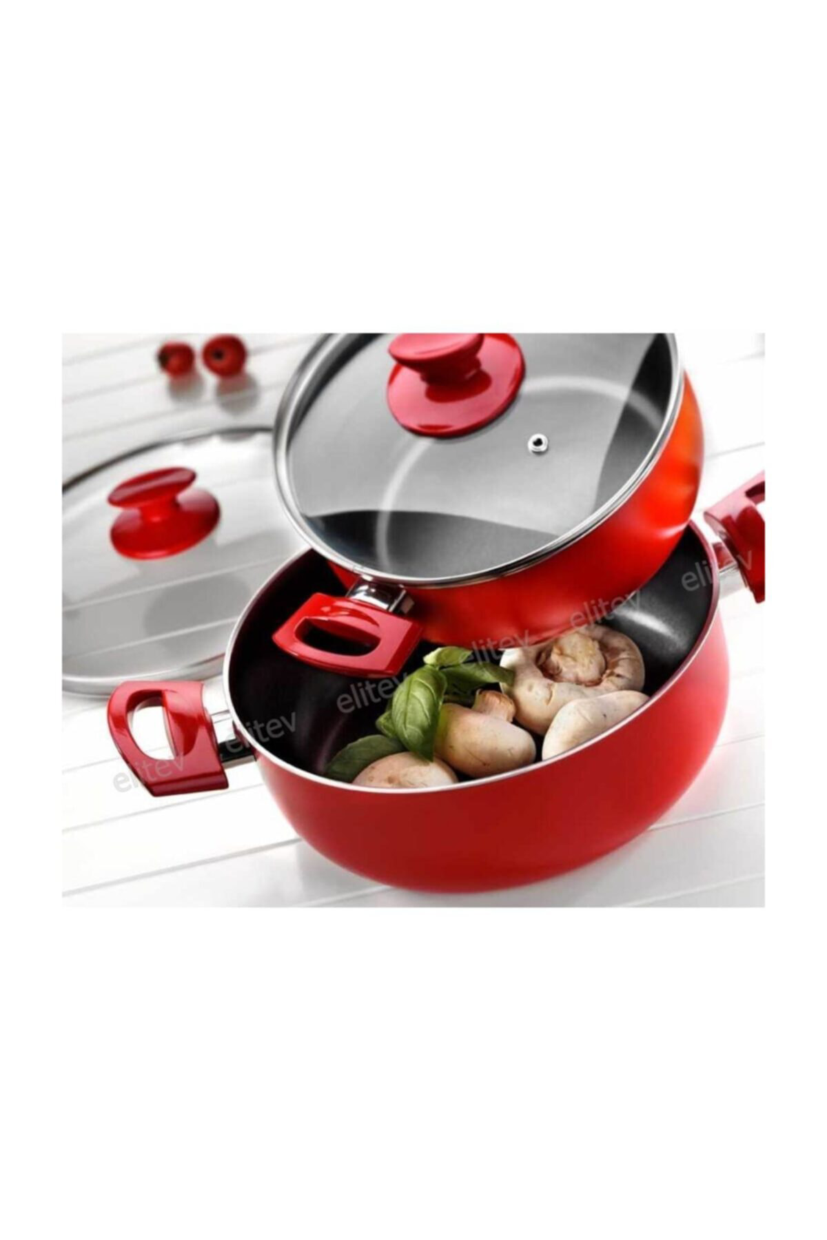 Papilla Redio 28 Cm Tencere Kırmızı Renk
