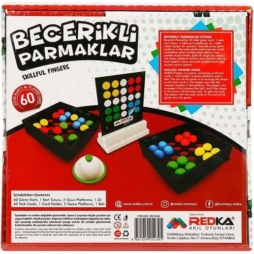 Redka Becerikli Parmaklar Rd5439 Akıl, Zeka ve Strateji Oyunu, Ku