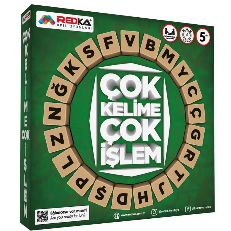 Redka Çok Kelime Çok İşlem Rd5453 Akıl, Zeka ve Strateji Oyunu, K