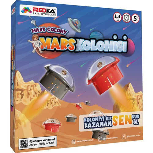 Redka Mars Kolonisi RD5622 Akıl, Zeka ve Strateji Oyunu, Kutu Oyu