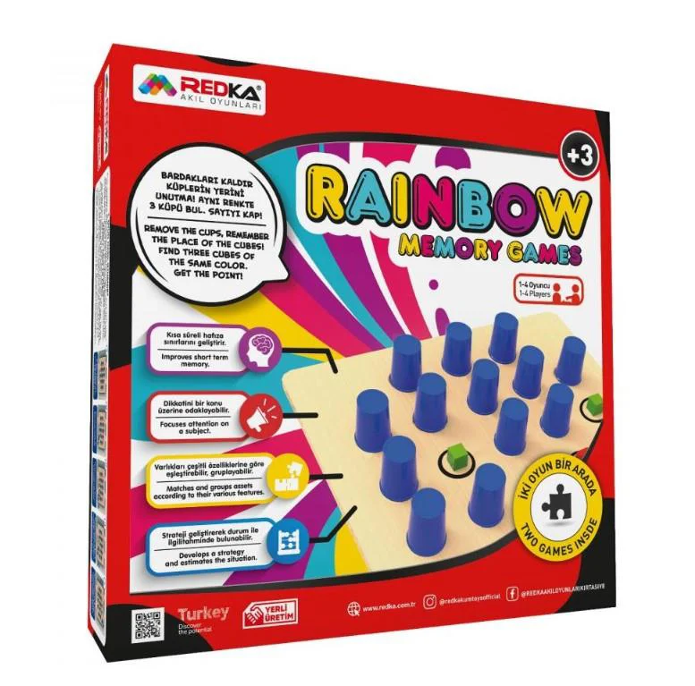 Redka Rainbow Rd5440 Akıl, Zeka ve Strateji Oyunu, Kutu Oyunu