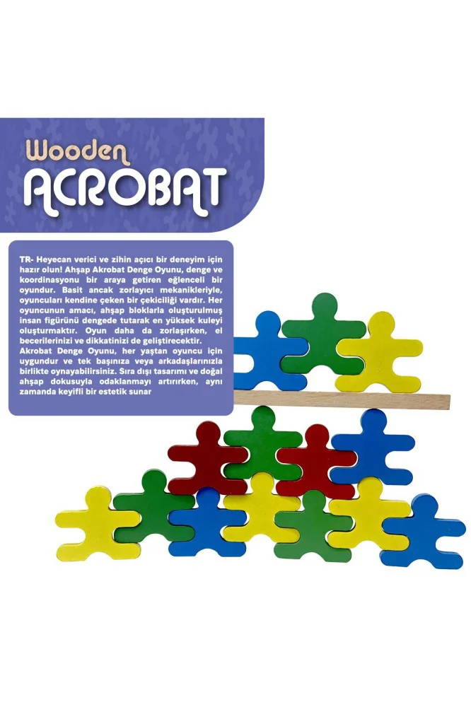 Redka Wooden Acrobat RD5684