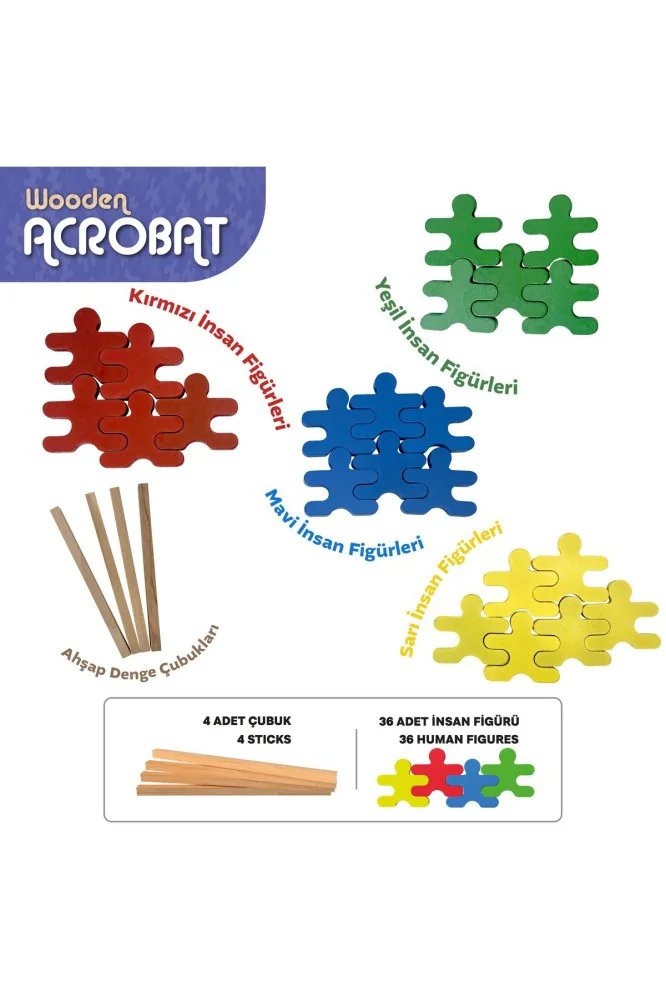 Redka Wooden Acrobat RD5684