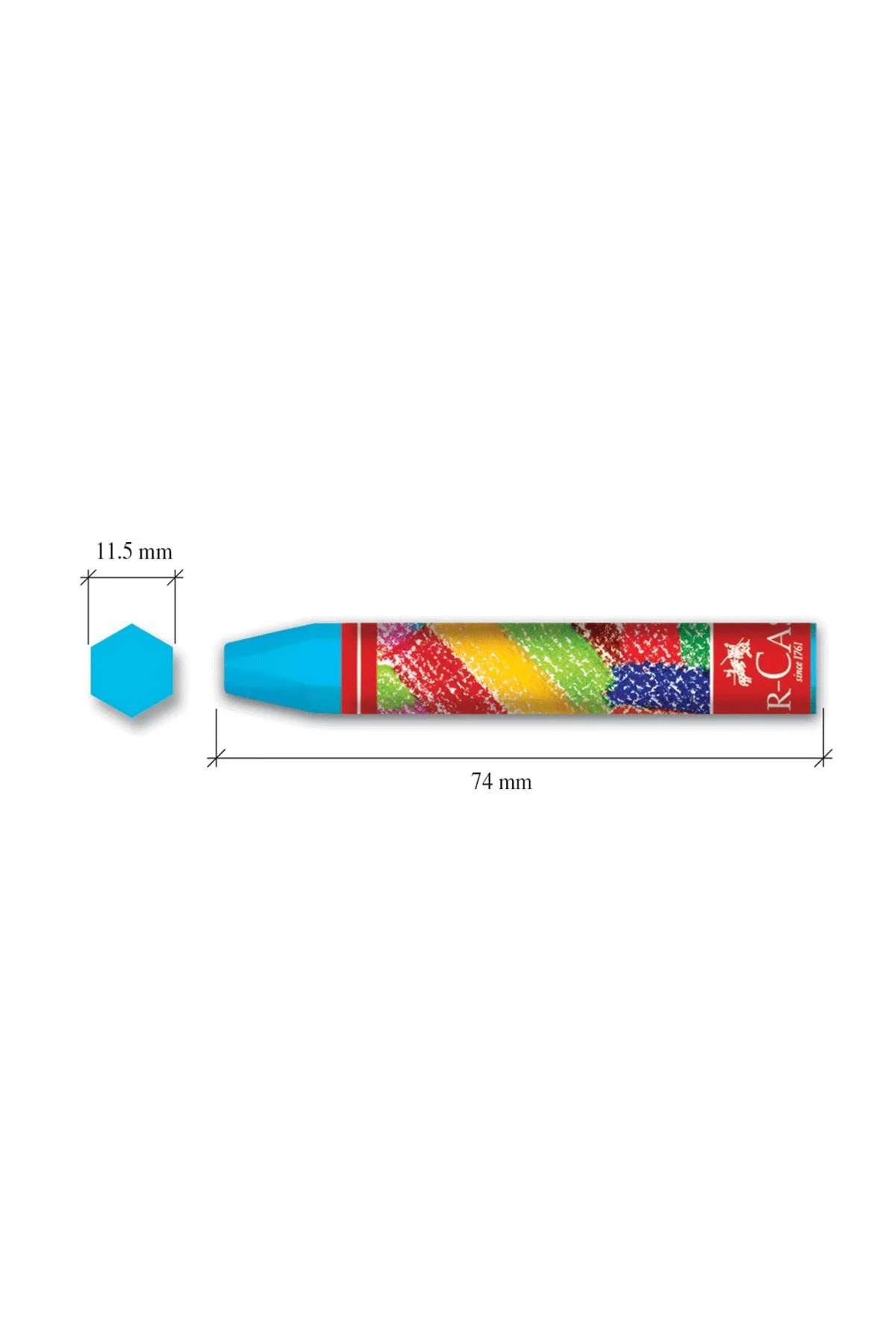 Redline Pastel Boya, 12 Renk, Canlı - Parlak ve Örtücü Renkler, Y