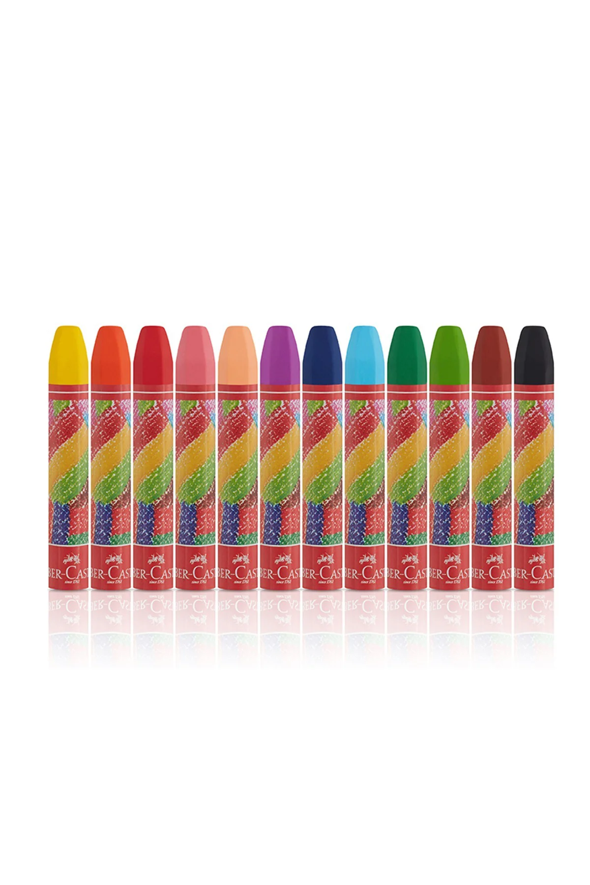 Redline Pastel Boya, 12 Renk, Canlı - Parlak ve Örtücü Renkler, Y