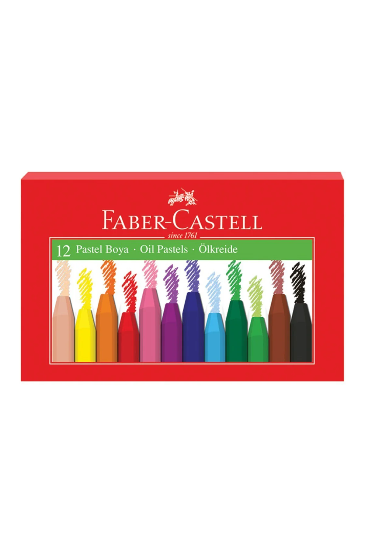 Redline Pastel Boya, 12 Renk, Canlı - Parlak ve Örtücü Renkler, Y