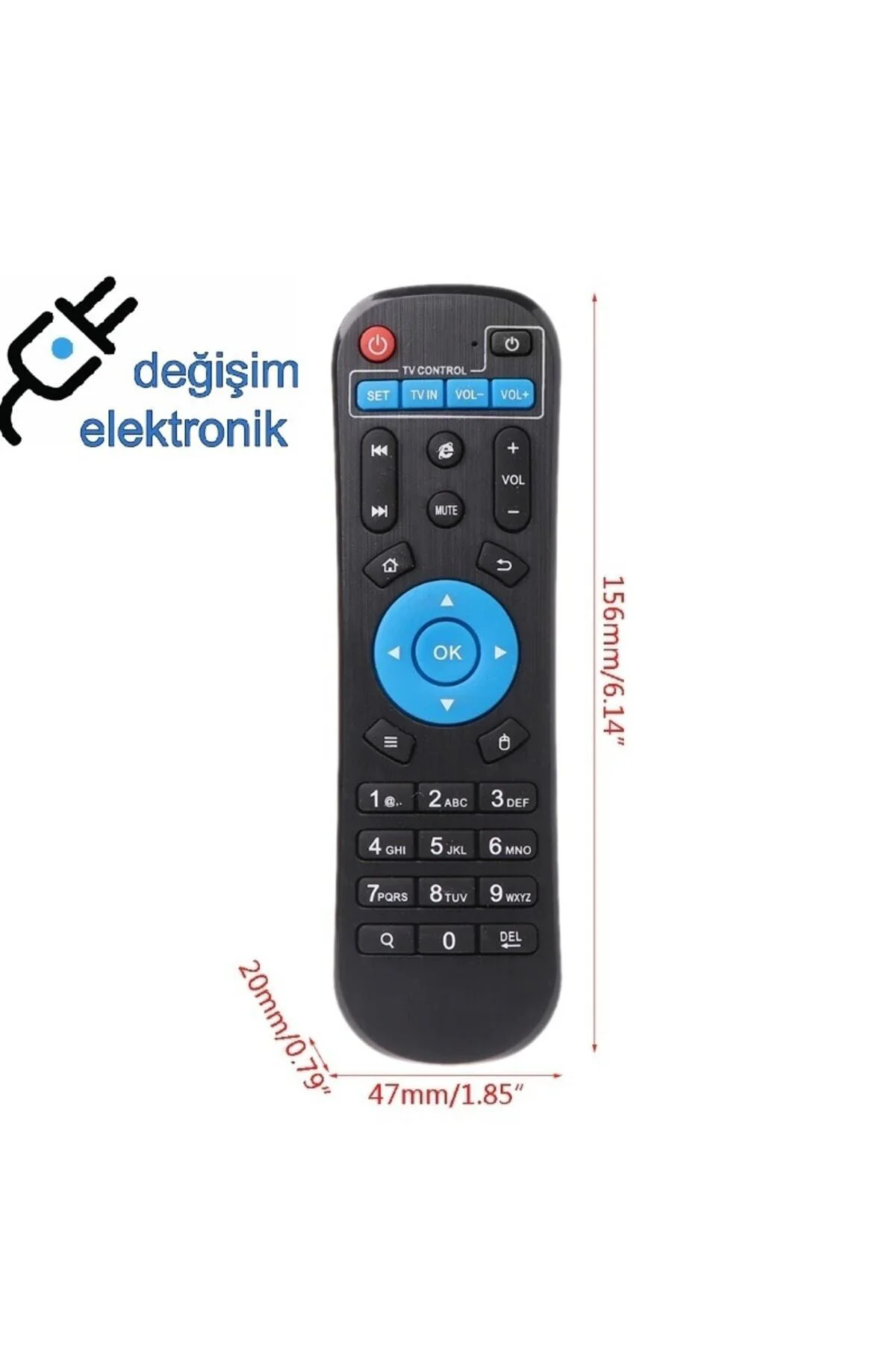 Redline Rv5 Android Google Tv Box Uyumlu Kumandası Redline Rv5 Android Google Tv Box Uyumlu Kumandası