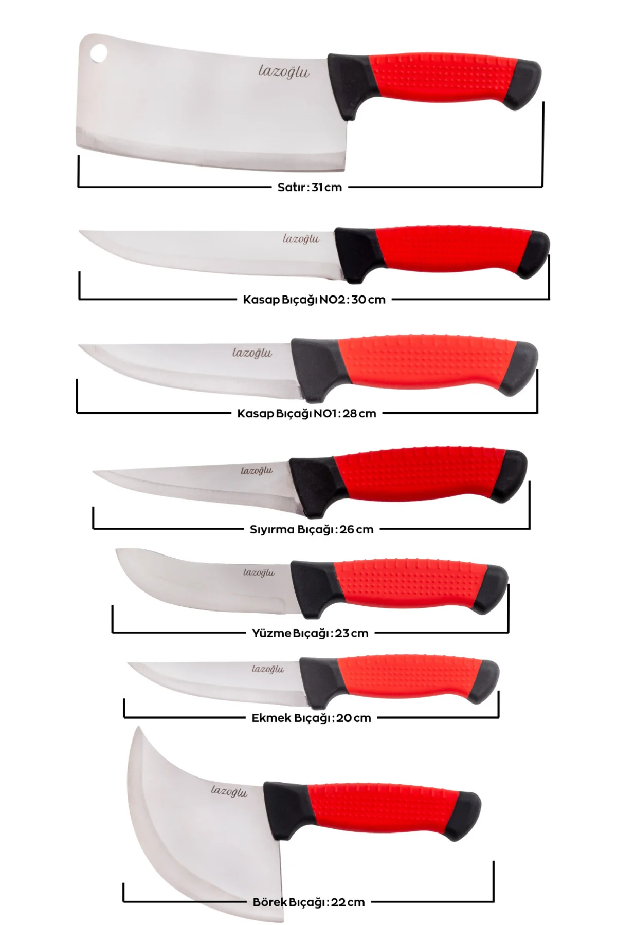 REDMASTER 7Lİ BIÇAK SETİ