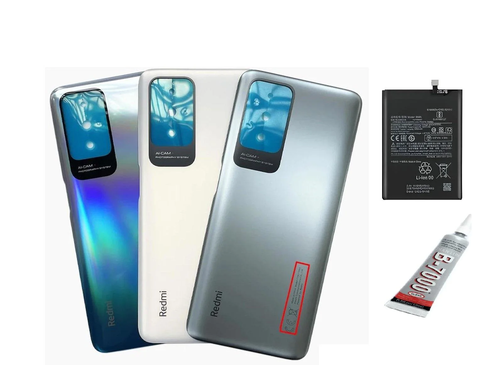 Redmi 10 2022 Arka Batarya Kapağı ,batarya Ve B700 Redmi 10 2022 Arka Batarya Kapağı ,batarya Ve B700