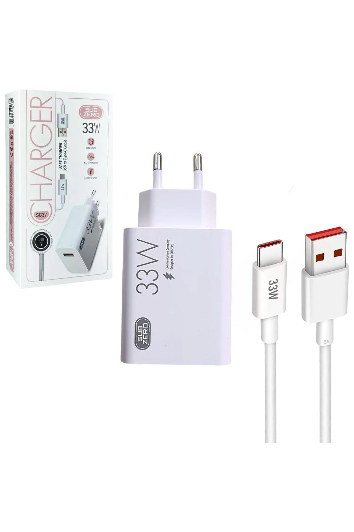 Redmi 13 Uyumlu Şarj Aleti 33W HIZLI Şarj ve Kablosu