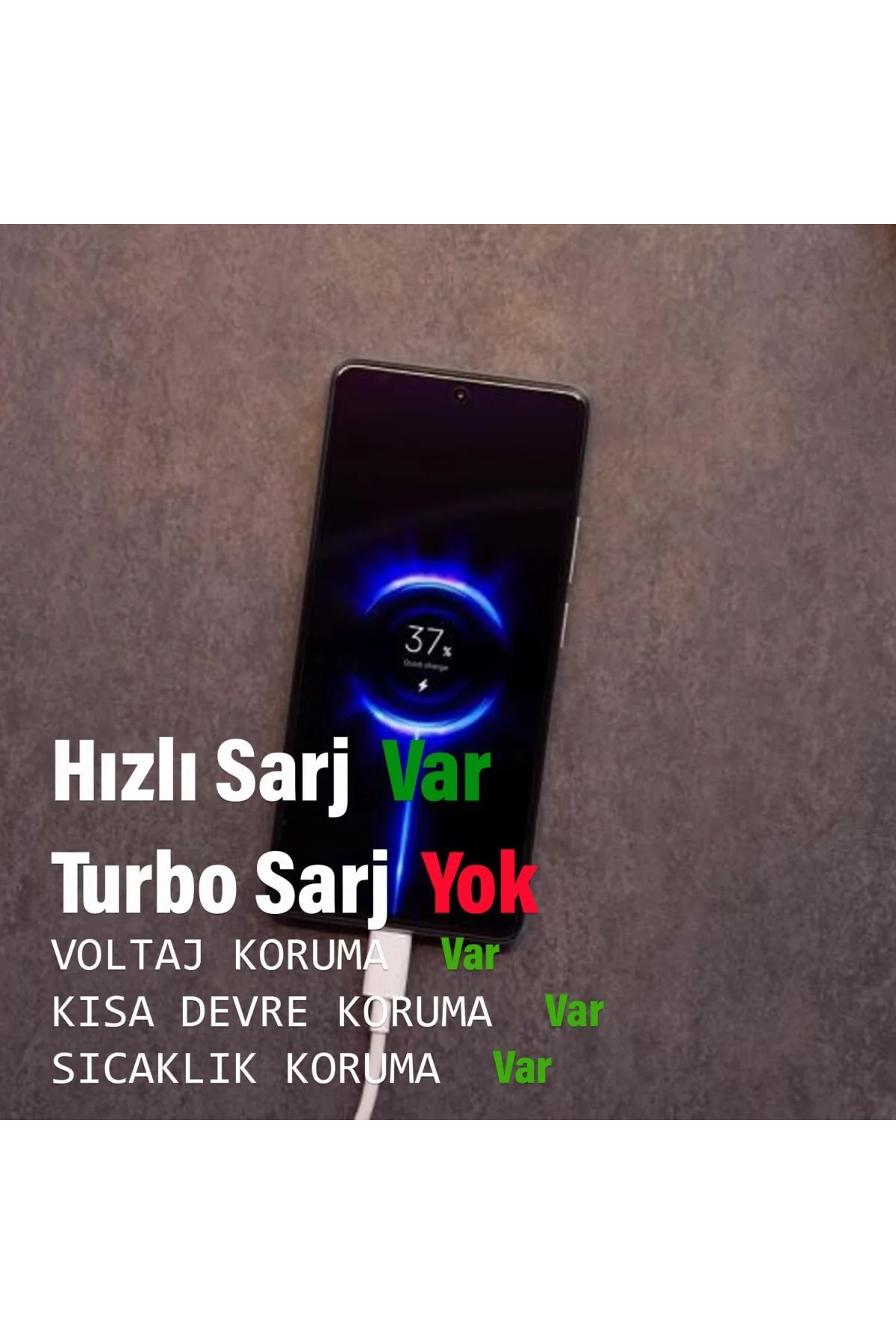 Redmi 13 Uyumlu Şarj Aleti 33W HIZLI Şarj ve Kablosu