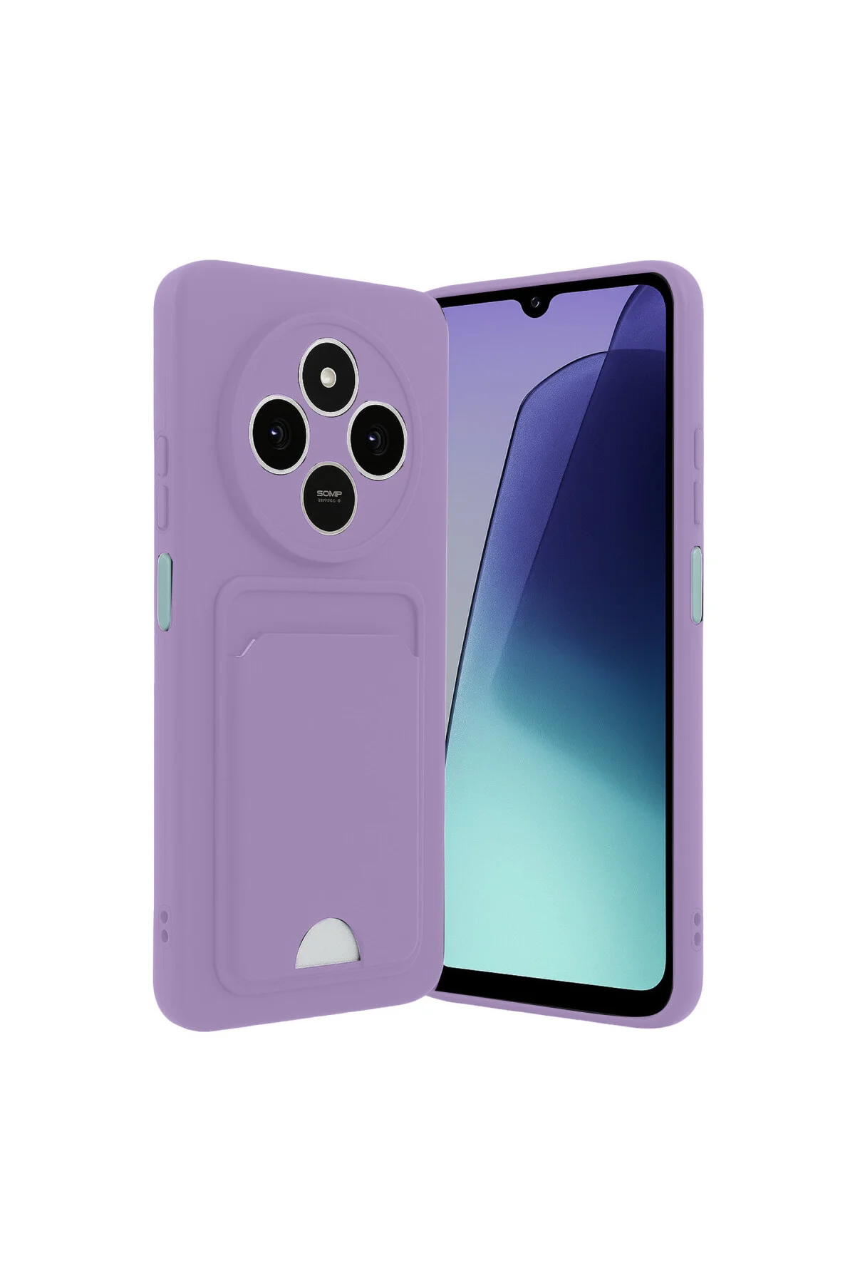 Redmi 14C Kelvin Kartvizitli Silikon - Lila