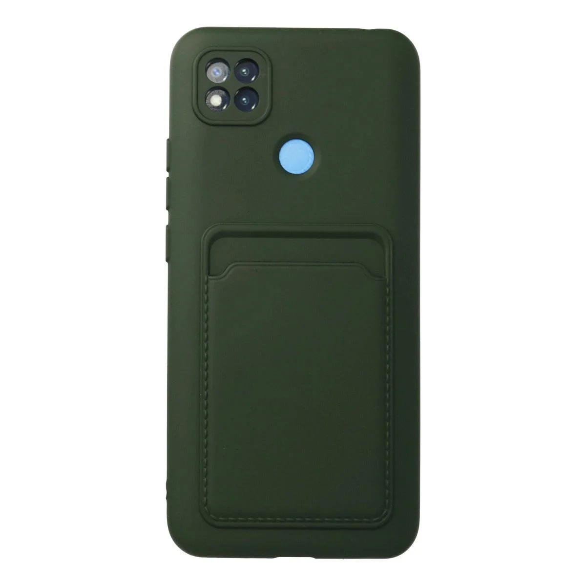 Redmi 9c ile Uyumlu Silikon Kılıf - Kartvizitli Koyu Yeşil Fiyatı, Yorumları ve Özellikleri