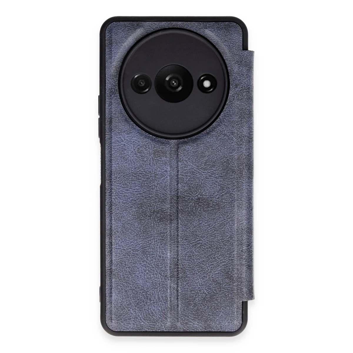 Redmi A3 4G Kılıf Flip Cover - Şık Lacivert Koruma Kapağı