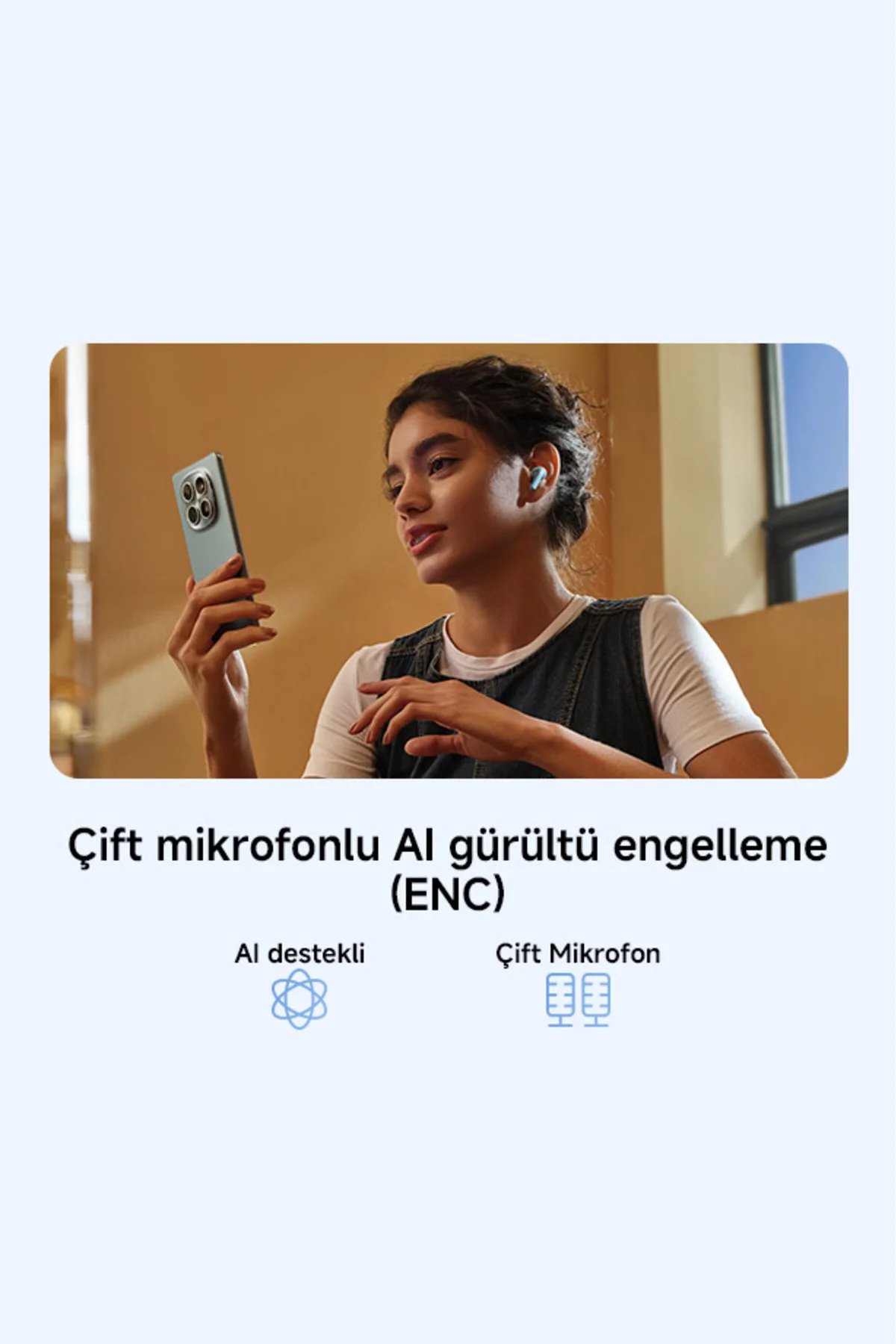 Redmi Buds 8 Lite Beyaz Kulakiçi Kulaklık TWS - ANC BT 5.4 (Xiaomi TR Garantili)