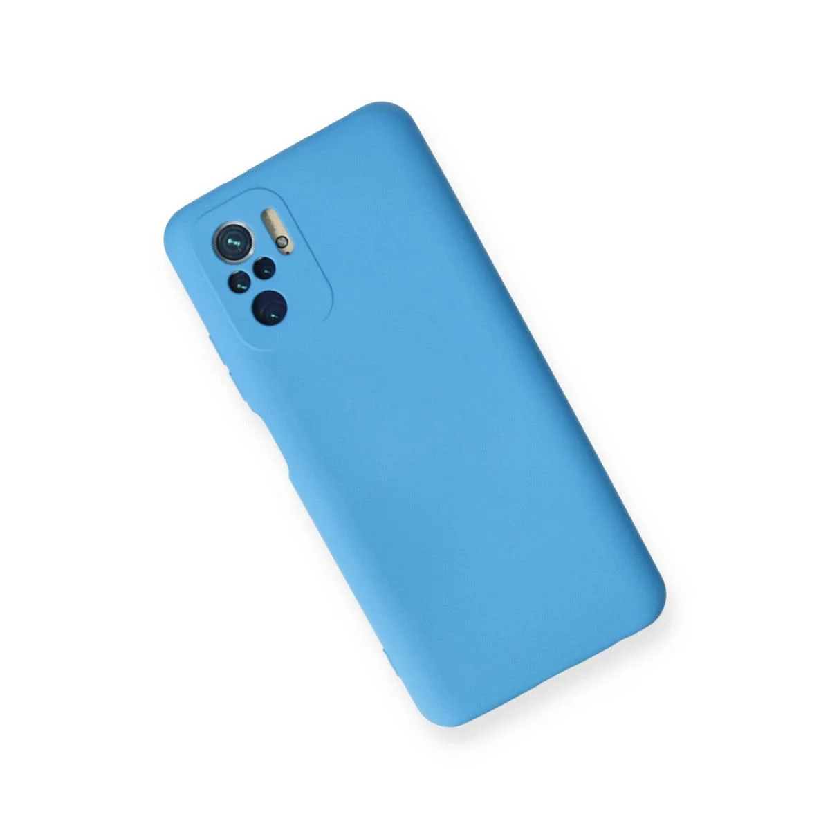 Redmi Note 10 ile Uyumlu Nano İçi Kadife Silikon Kılıf - Mavi Fiyatı, Yorumları ve Özellikleri