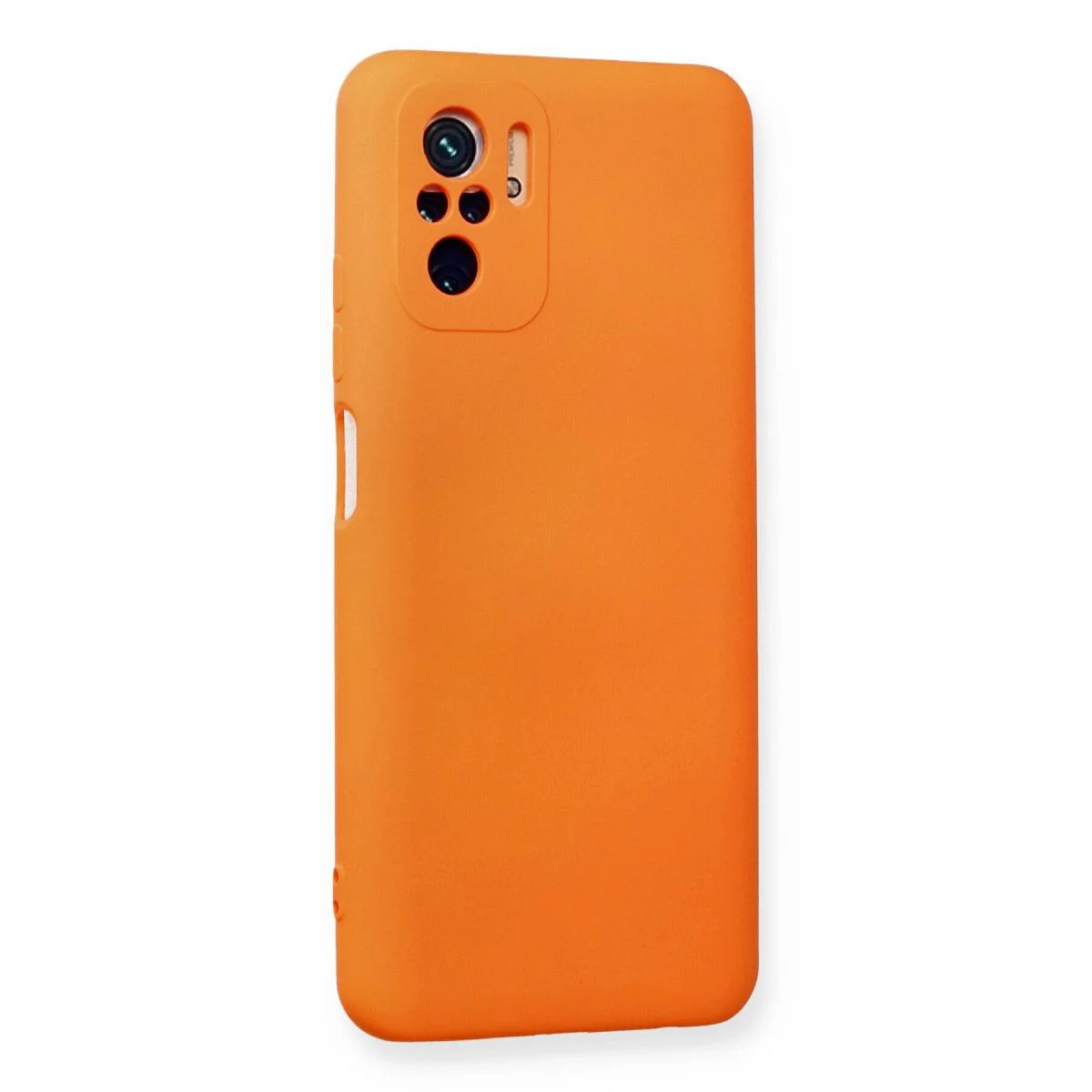 Redmi Note 10 ile Uyumlu Nano İçi Kadifeli Silikon Kılıf - Turuncu Fiyatı, Yorumları ve Özellikleri