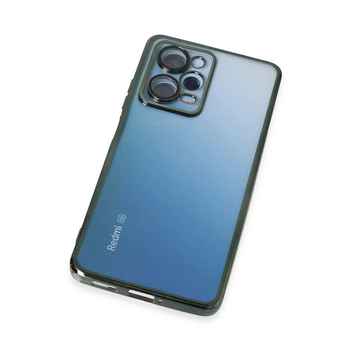 Redmi Note 12 Pro 5G ile Uyumlu Razer Lensli Silikon Kılıf - Yeşil, 4 Köşe Airbag Darbe Emici Fiyatı, Yorumları ve Özellikleri