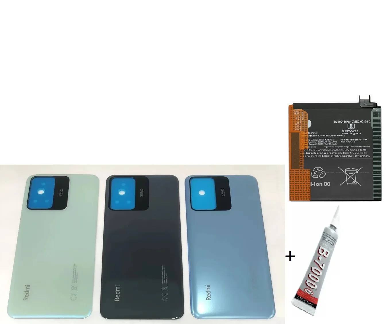 Redmi Note 12S Arka Batarya Kapağı ,batarya Ve B70