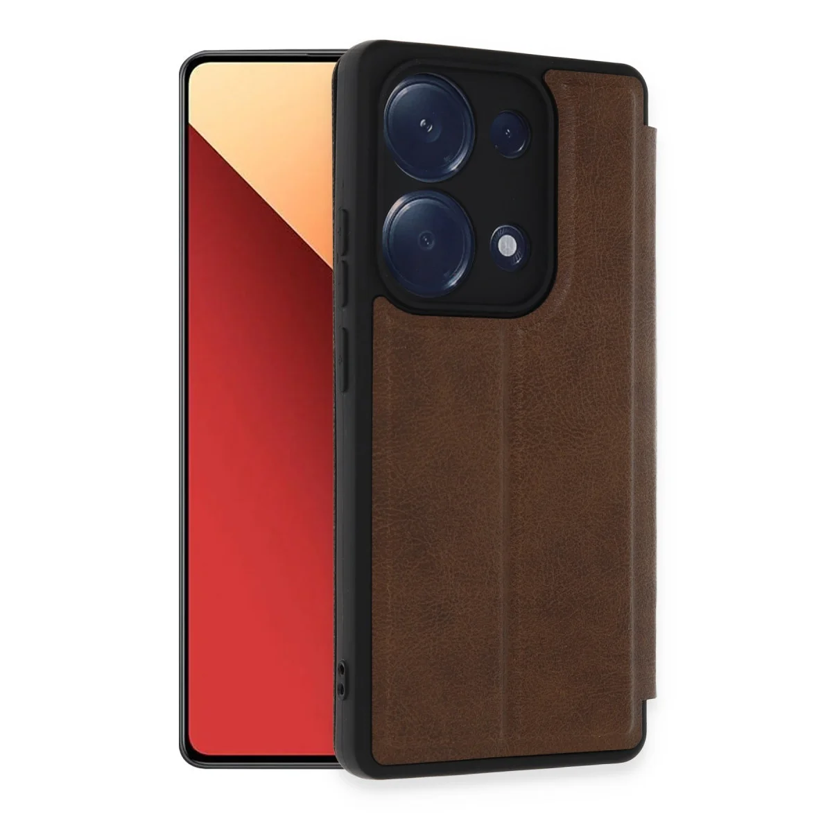 Redmi Note 13 Pro 4G Kılıf Flip Cover - Taba - Premium Koruma ve Şıklık