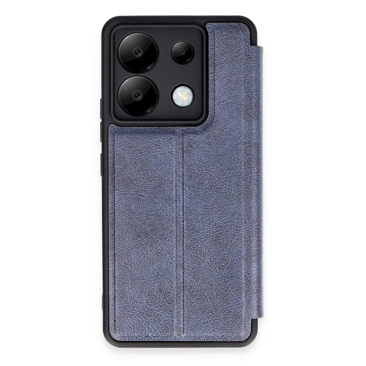 Redmi Note 13 Pro 5G Kılıf Flip Cover - Şık ve Koruyucu Lacivert Kılıf