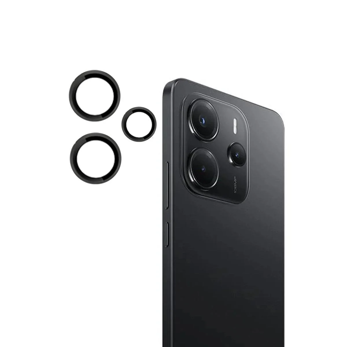 Redmi Note 14 4g ile Uyumlu Pvd Metal Kamera Lens Koruması - Siyah Fiyatı, Yorumları ve Özellikleri