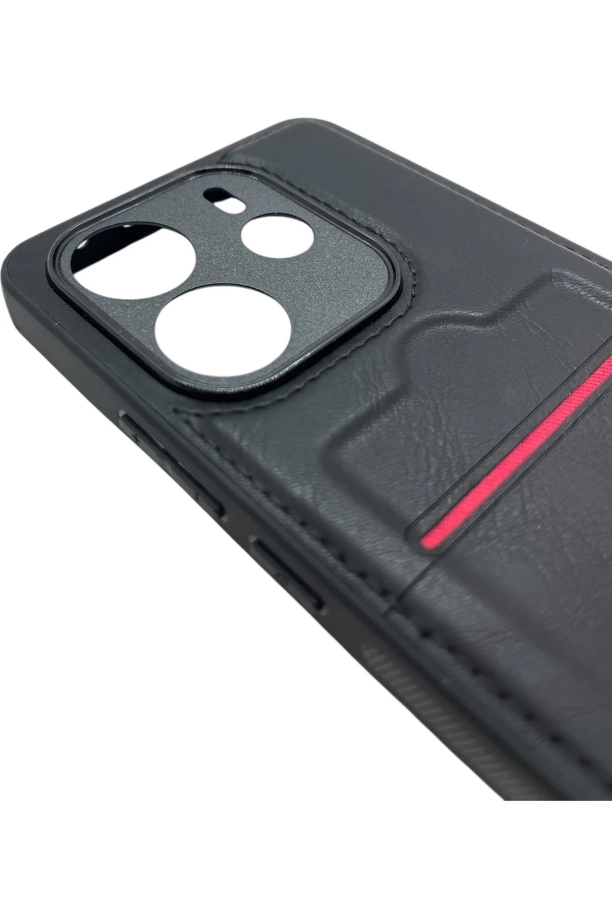Redmi Note 14 4G Kartlıklı Rich Boss Lüx Deri Kılıf Açık Kahveren