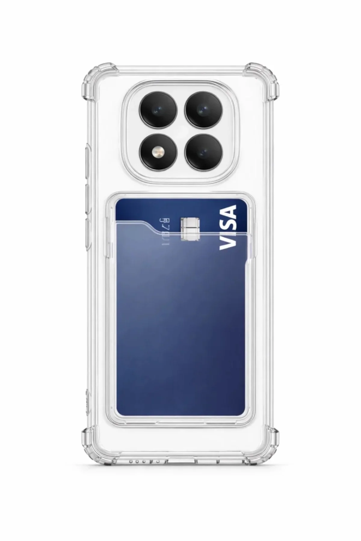 Resmi Note 15 Pro 4G-5G Kartlıklı Antişok Kılıf Şeffaf
