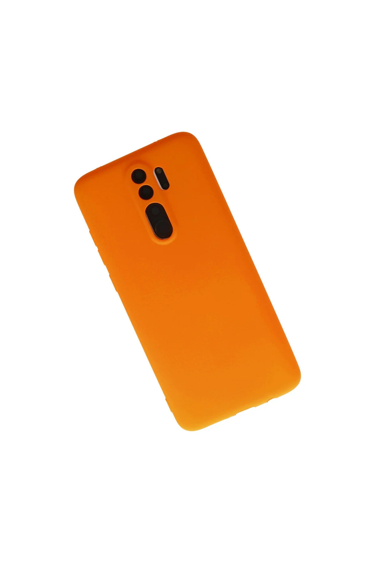 Redmi Note 8 Pro Kılıf First Silikon - Turuncu