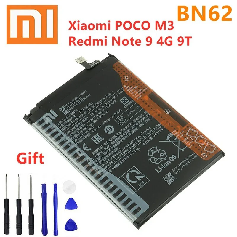 REDMİ NOTE 9 PİL BATARYA BN62 + TAMİR SETİ