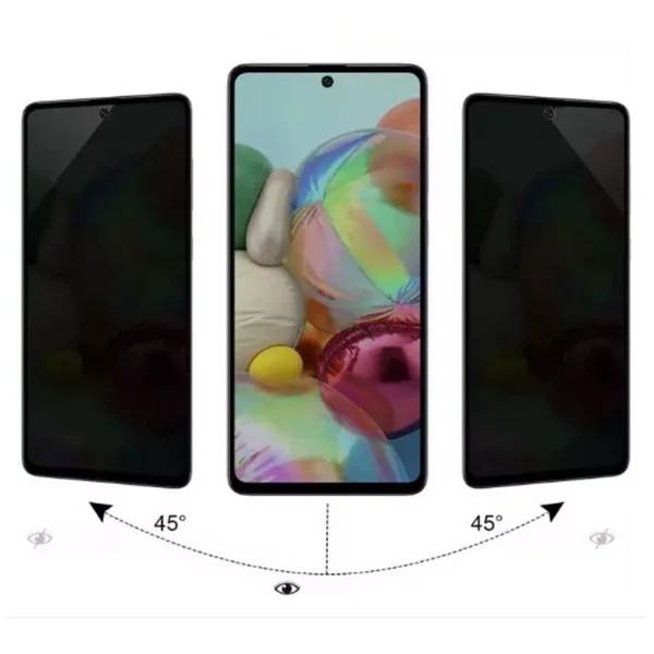Redmi Note 9S/Note 9 Pro Gizlilik Camı - 3D Full Privacy Ekran Koruyucu