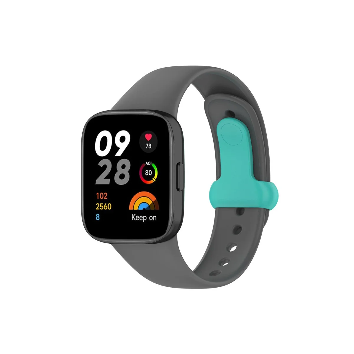 Redmi Watch 3 Origin Silikon Kordon - Füme | Esnek ve Rahat Saat Kayışı