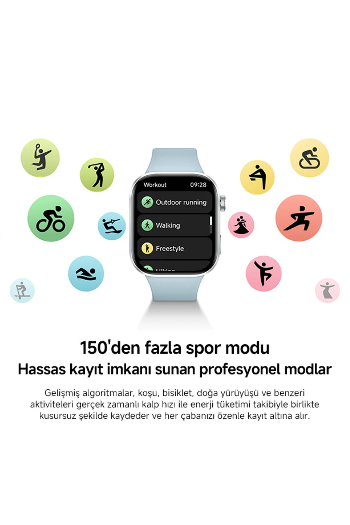 Redmi Watch 6 Siyah Akıllı Saat Sesli Görüşme Özellikli (Xiaomi Türkiye Garantili) - Görsel 8