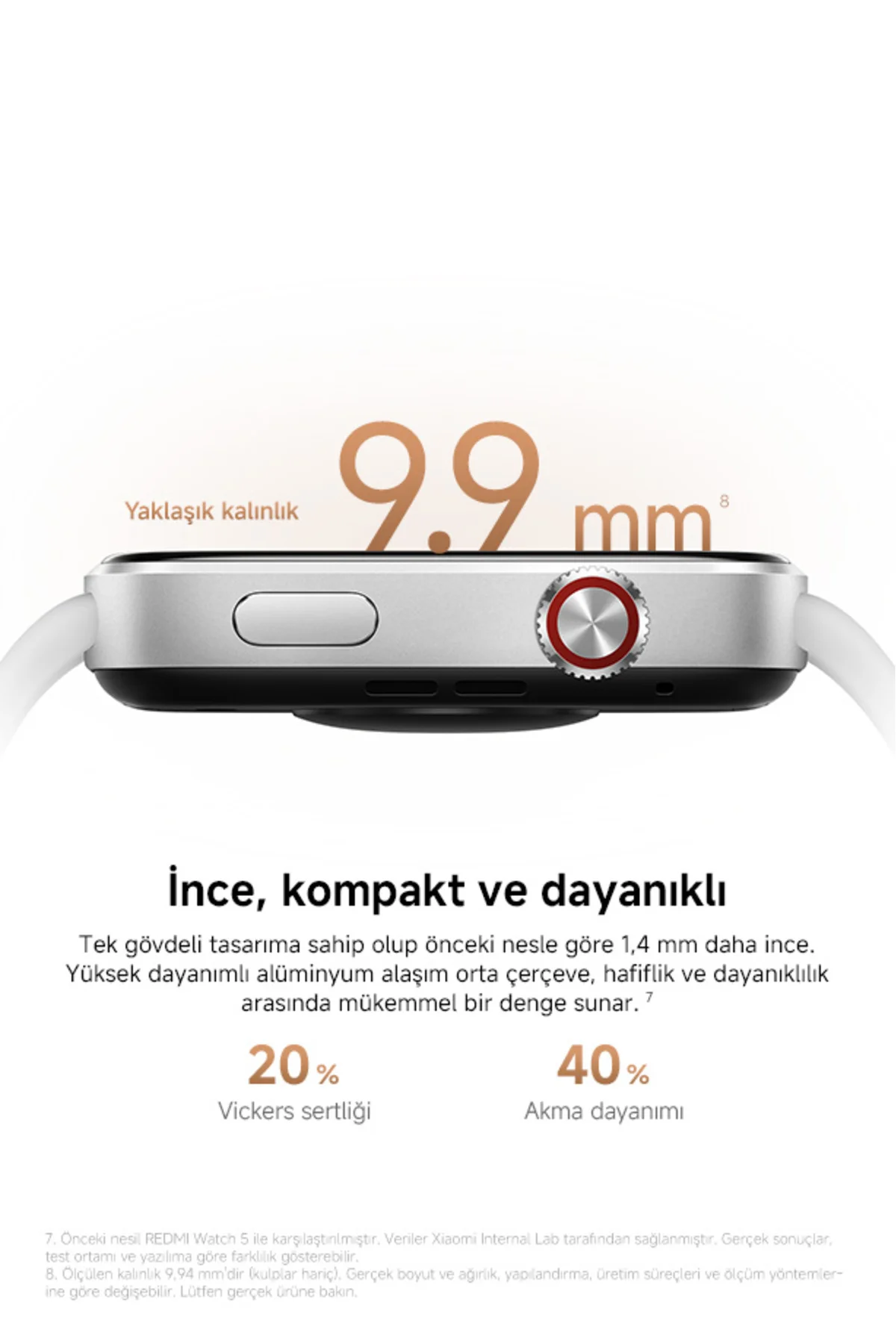 Redmi Watch 6 Siyah Akıllı Saat Sesli Görüşme Özellikli (Xiaomi Türkiye Garantili) - Görsel 5