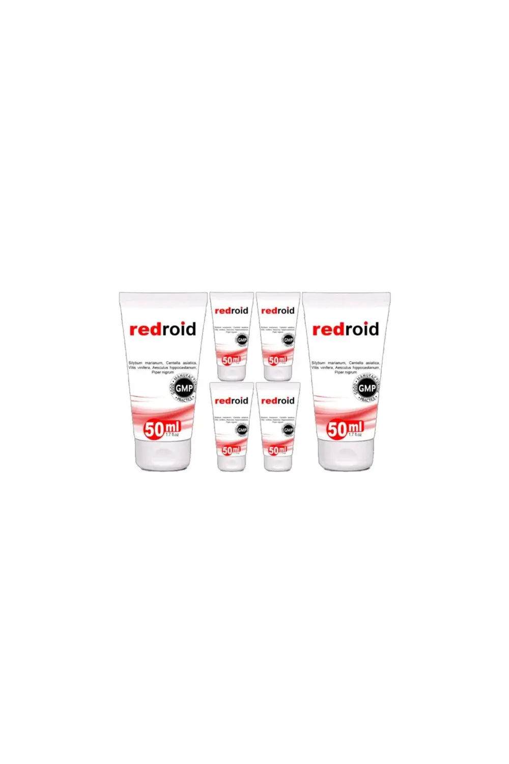 Redroid Hemer.oid - Ba.sur İçin Bakım Masaj Kremi 6x50 ml