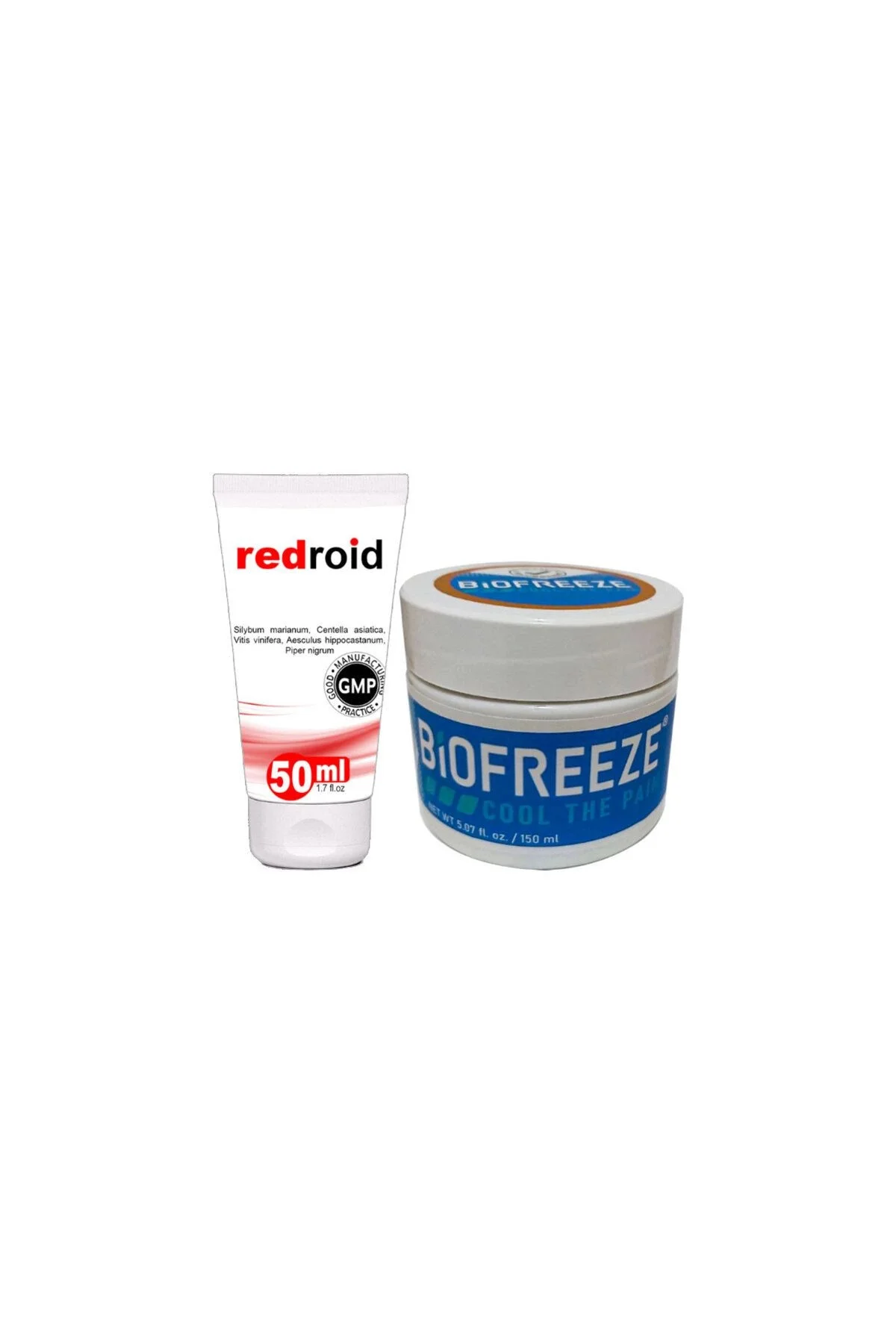 Redroid Rahatlatıcı Bakım Kremi 50 ml + Biofreeze Cream 150 ml