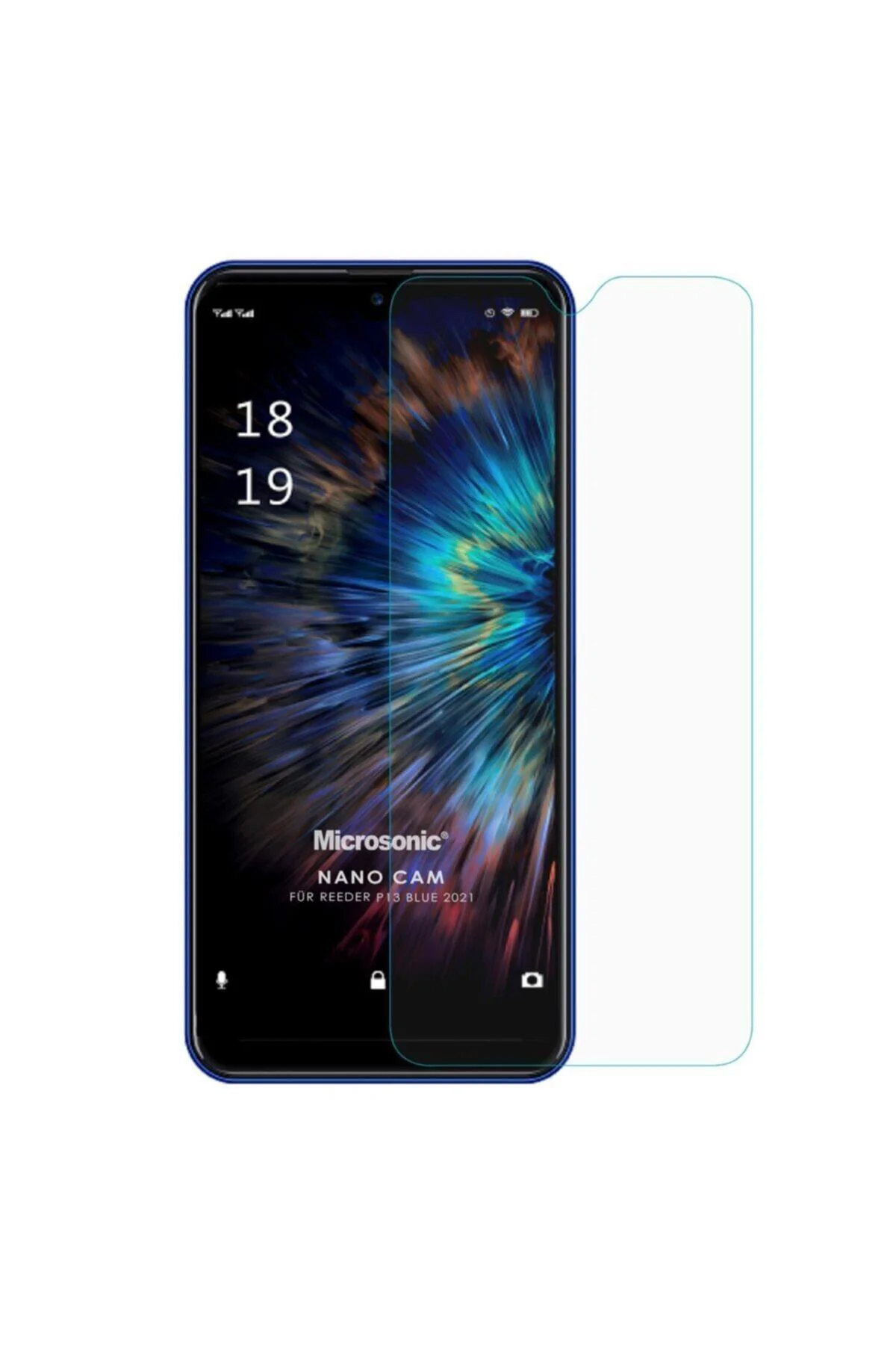Reeder P13 Blue 2021 Uyumlu  Nano Glass Cam Ekran Koruyucu