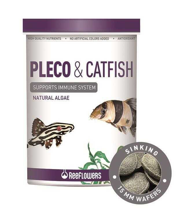 Reeflowers Pleco-Catfish Çöpçü Vatoz Kedi Balık Yemi Hap Form 15m