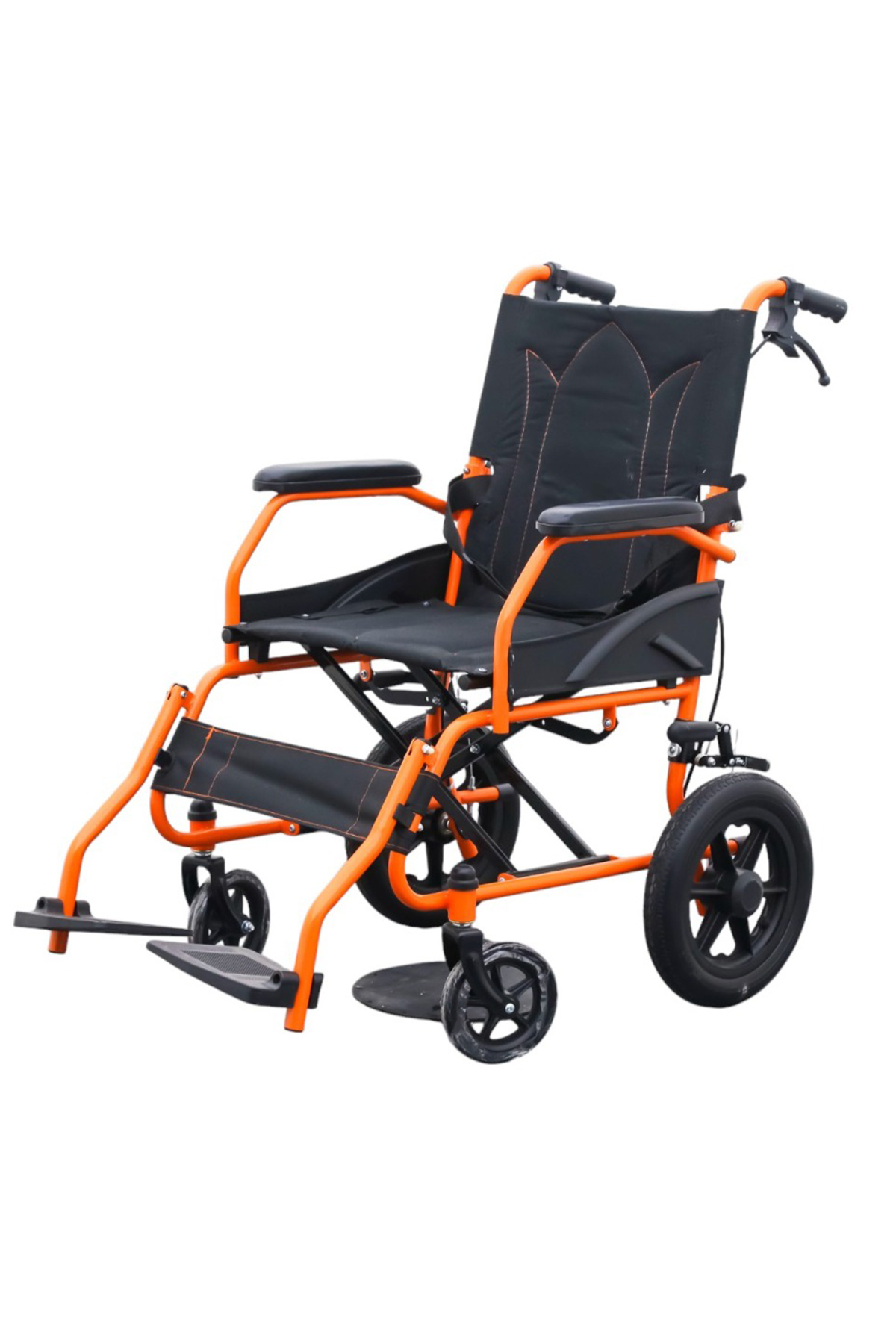 Kolay Katlanabilir Refakatçi Frenli Hasta Transfer Sandalyesi