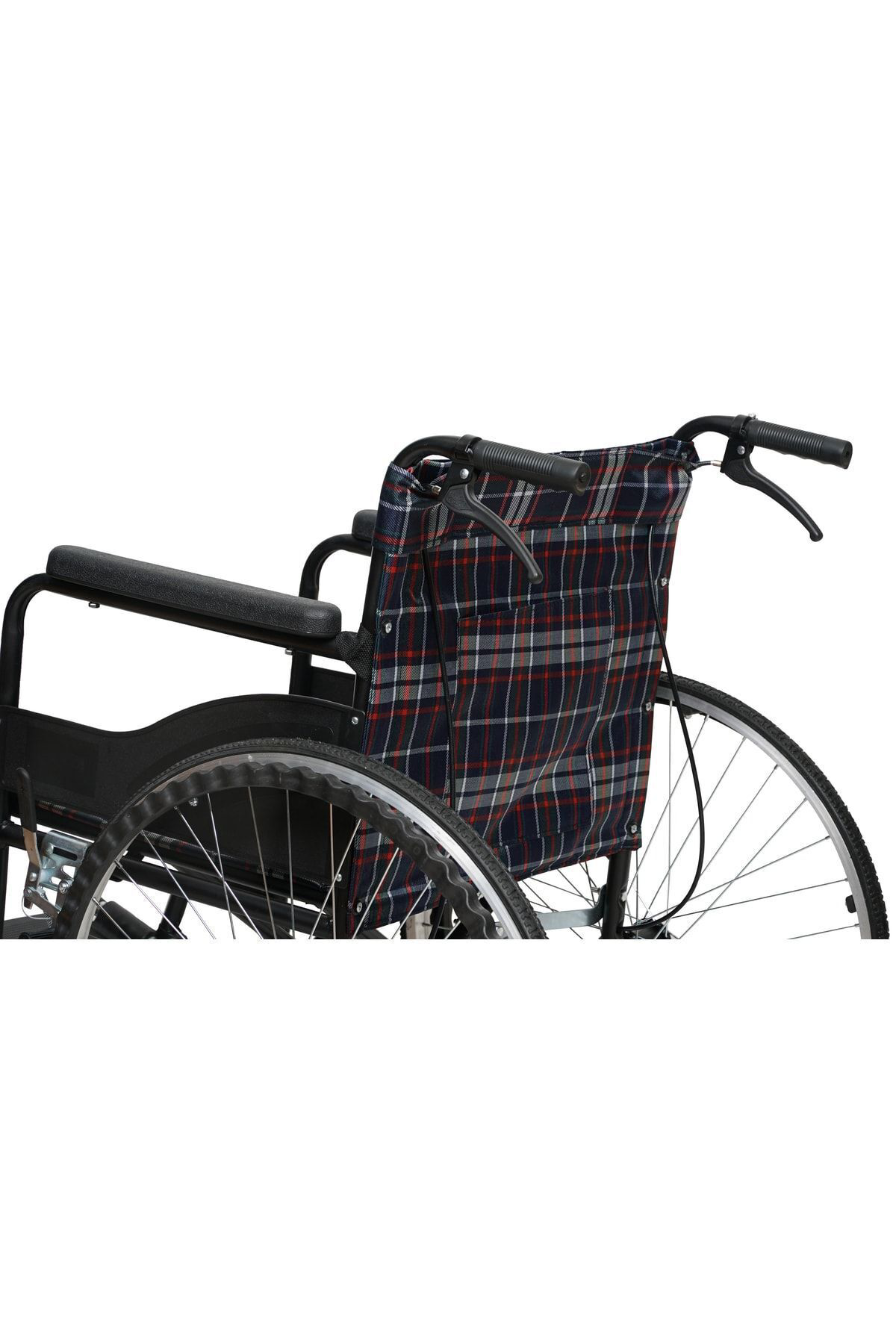 Refakatçi frenli manuel tekerlekli sandalye