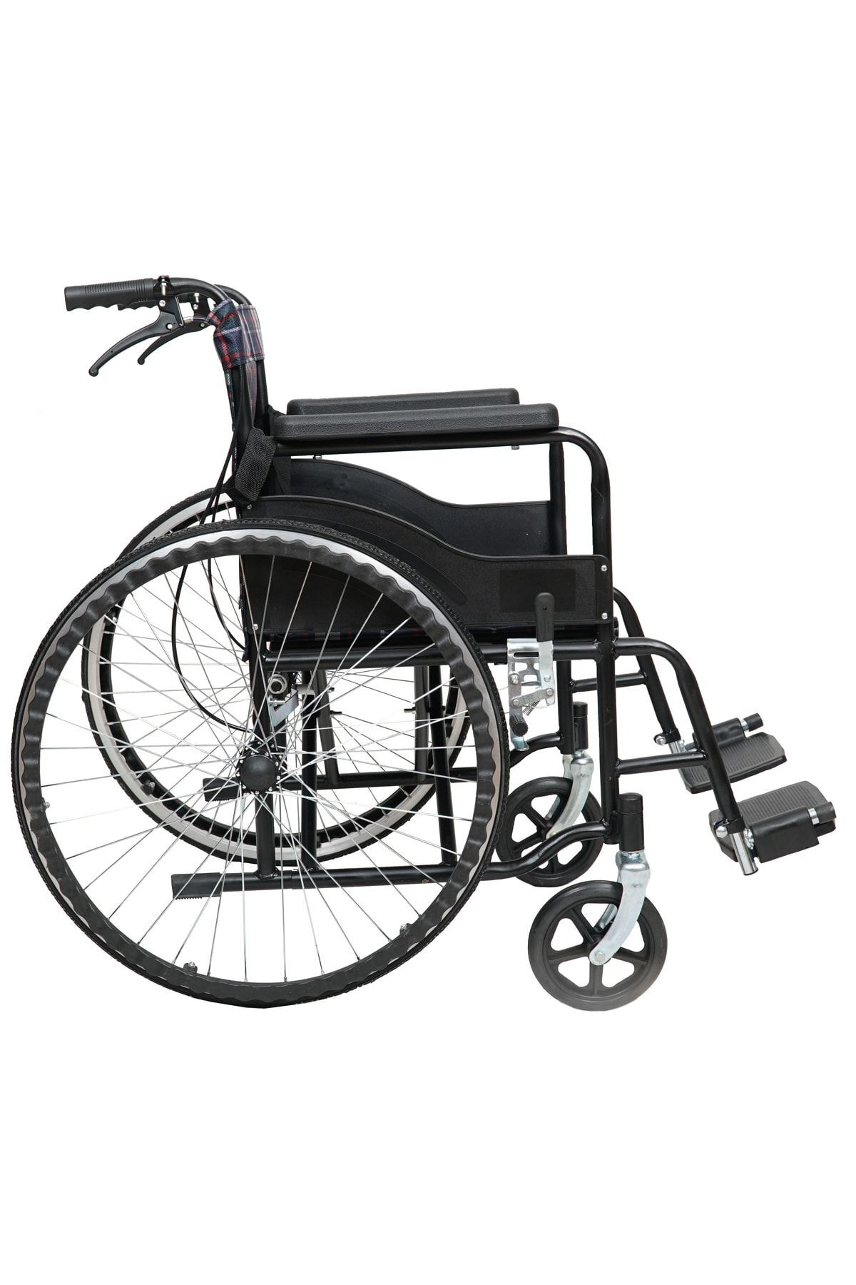Refakatçi frenli manuel tekerlekli sandalye