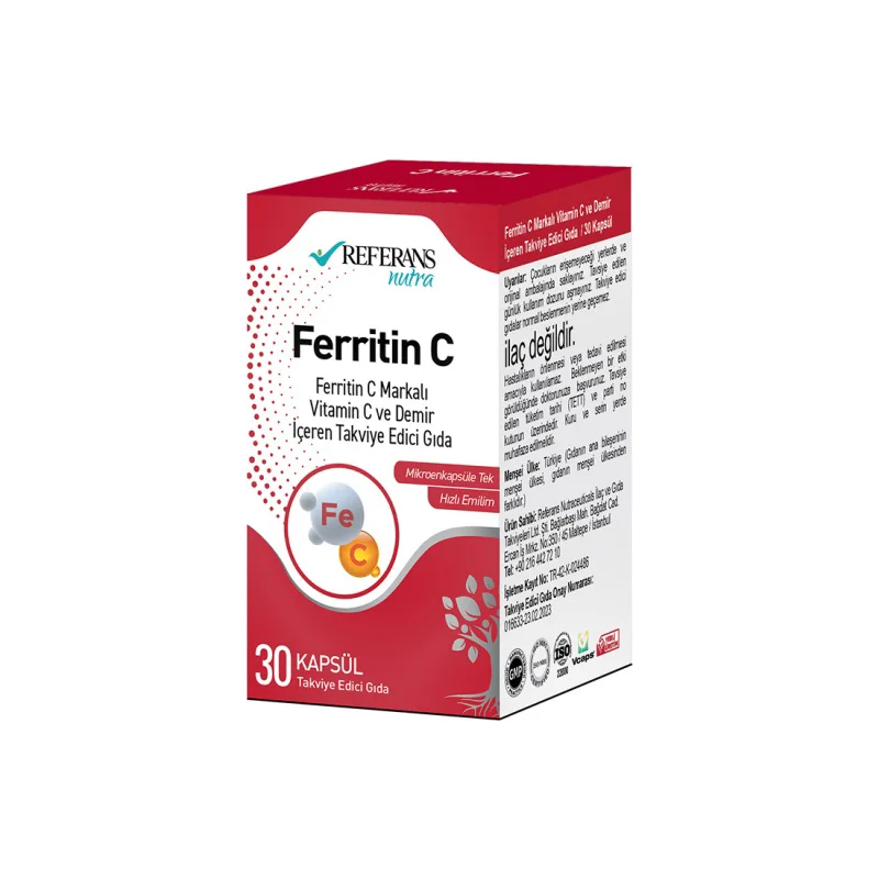 Referans Ferritin C 30 Kapsül Referans Ferritin C 30 Kapsül