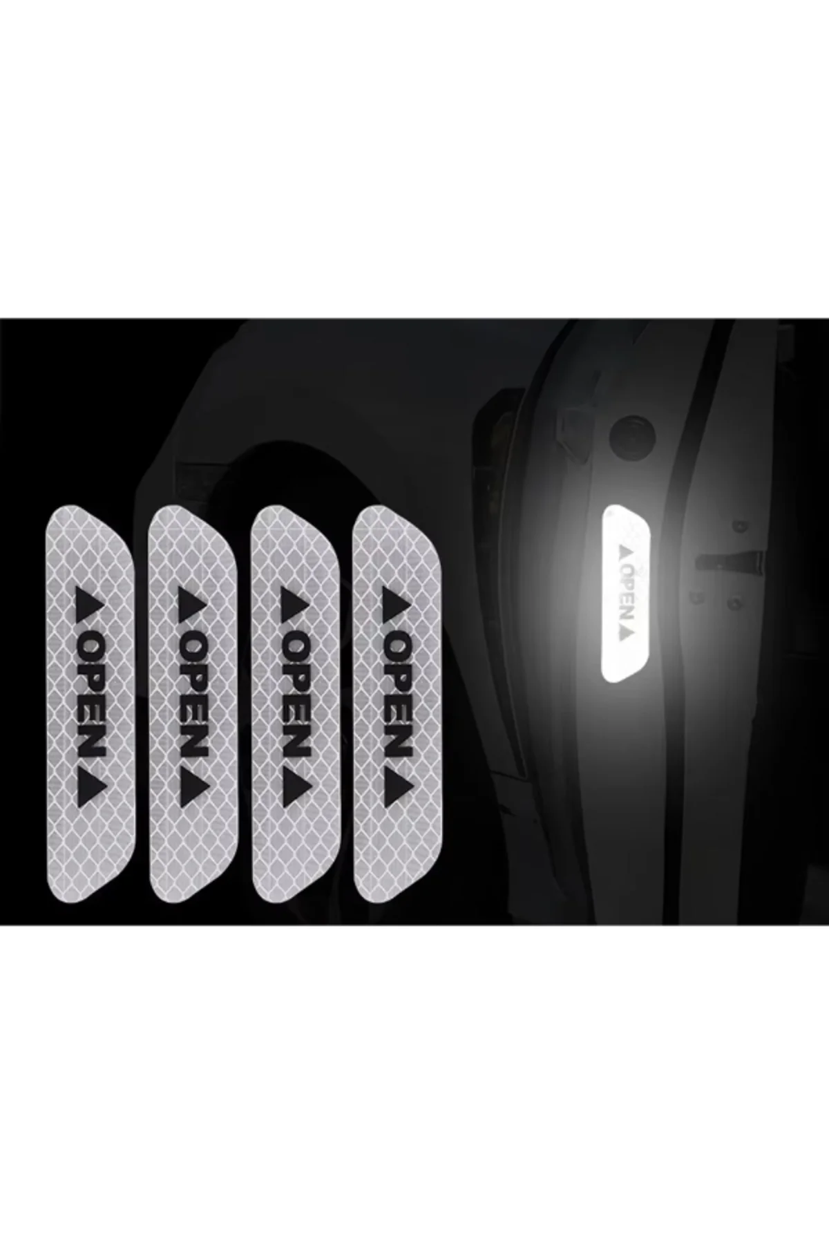 Reflektif Araç Kapı Stickerı