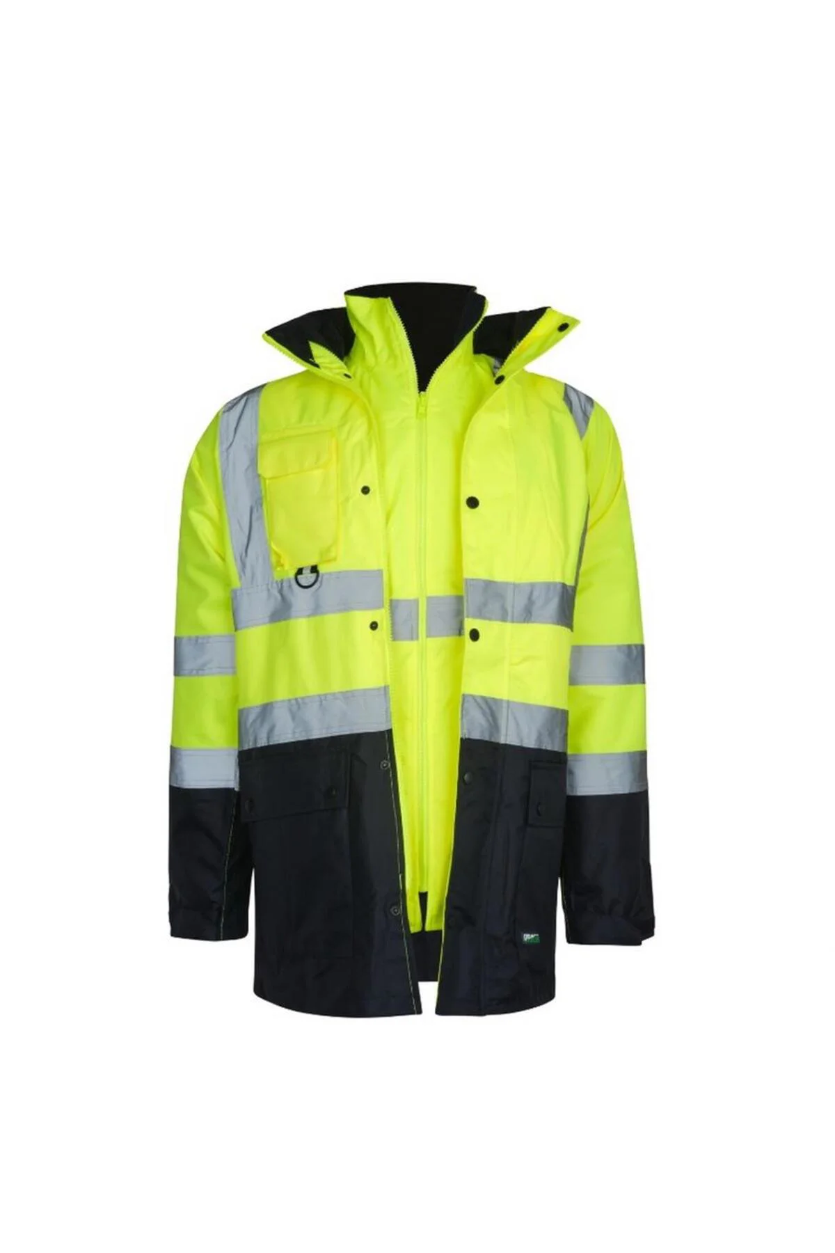 Reflektörlü 5+1 Farklı Kullanımlı Oxford 300D Parka Sarı