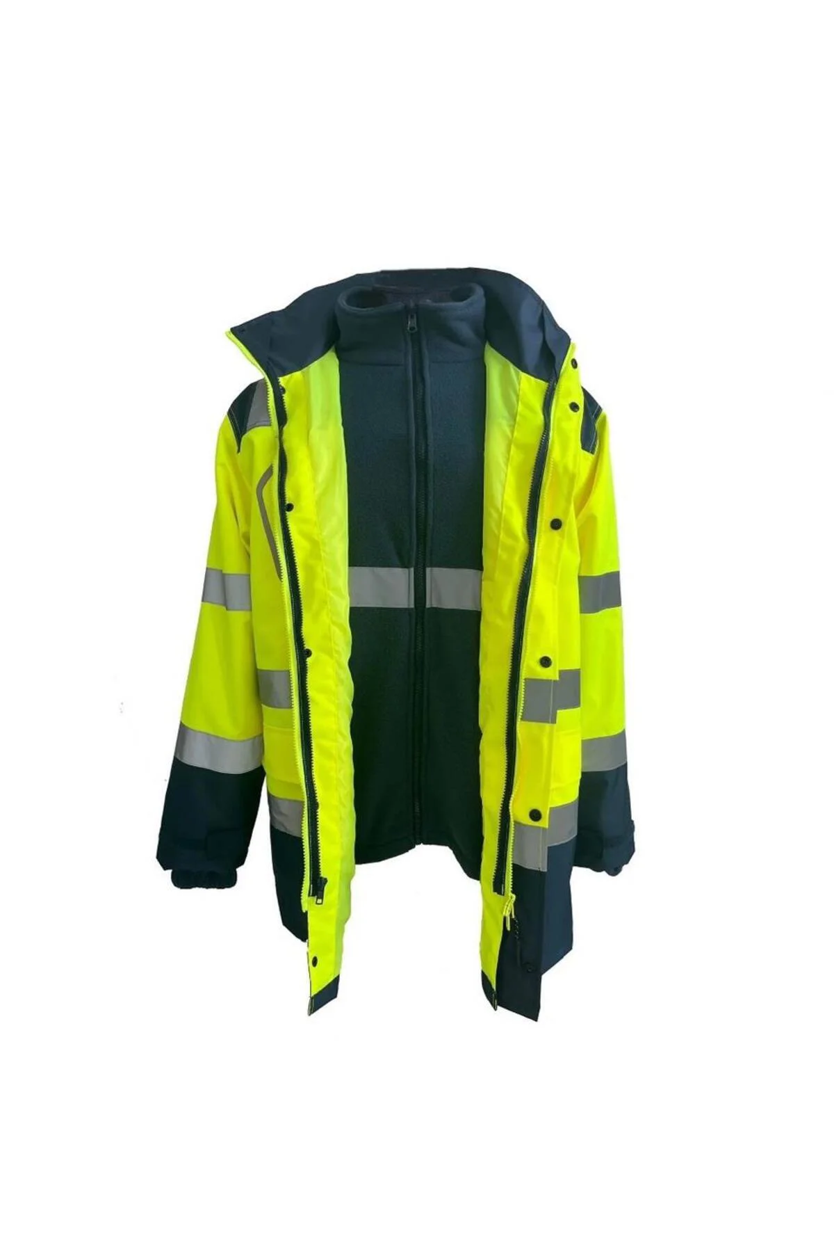 Reflektorlu Oxford 3+1 Parka 3 Farklı Kullanım Sarı